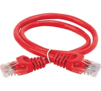 Патч-корд ITK категории 5е UTP 0.5 м красный PC04-C5EU-05M