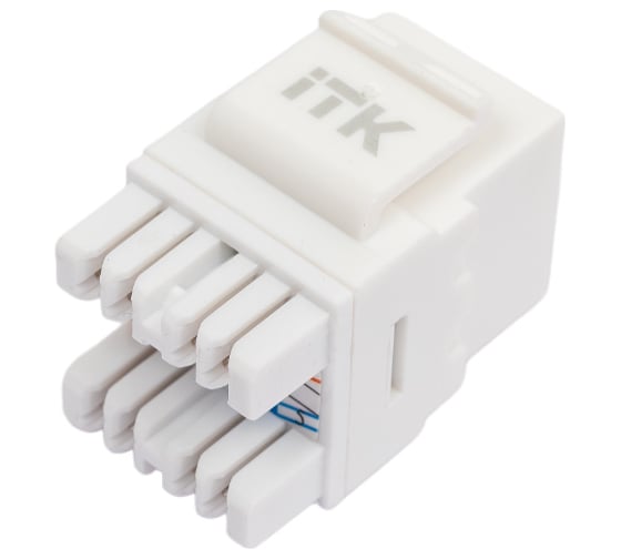 Модуль ITK Keystone Jack категория 6 UTP 110 IDC 180град. CS1-1C06U-12