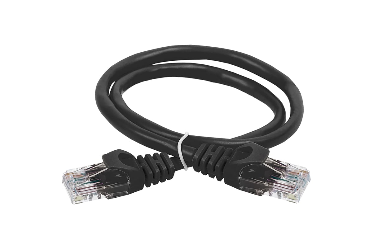 Патч-корд ITK категории 5е UTP 2 м черный PC09-C5EU-2M - выгодная цена ...
