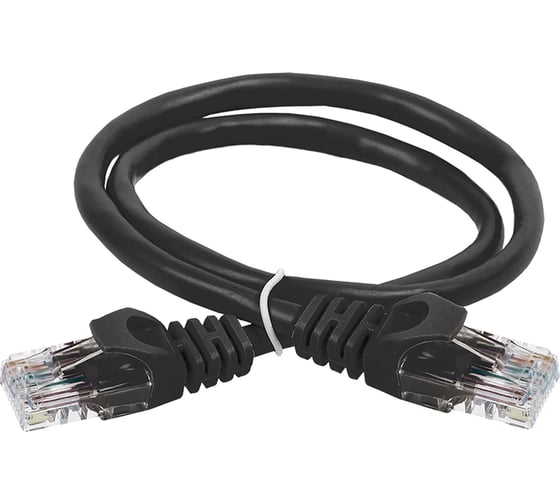 Патч-корд ITK категории 5е UTP 2 м черный PC09-C5EU-2M