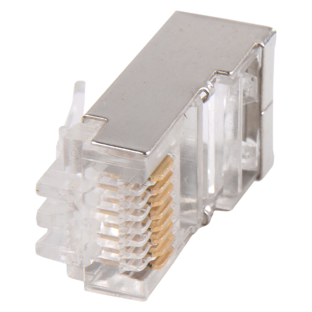 Разъем GENERICA RJ-45 FTP для кабеля категории 5e 20 шт CS3-1C5EF-G ...