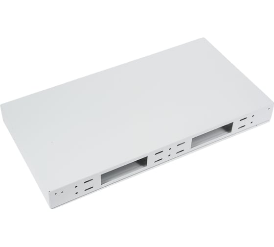 Оптический кросс Nikomax 19 1U укомплектованный на 24 порта LC/UPC SM 9/125 OS2 серый полный NMF-RP24LCUS2-WS-ES-1U-GY