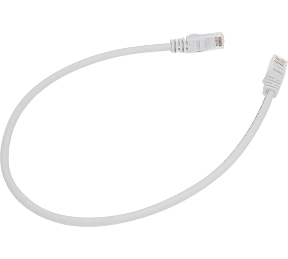 Патч-корд ITK категории 6 UTP LSZH 0.5 м серый PC01-C6UL-05M