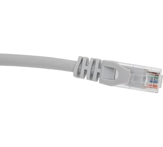 Патч-корд ITK категории 6 UTP LSZH 0.5 м серый PC01-C6UL-05M