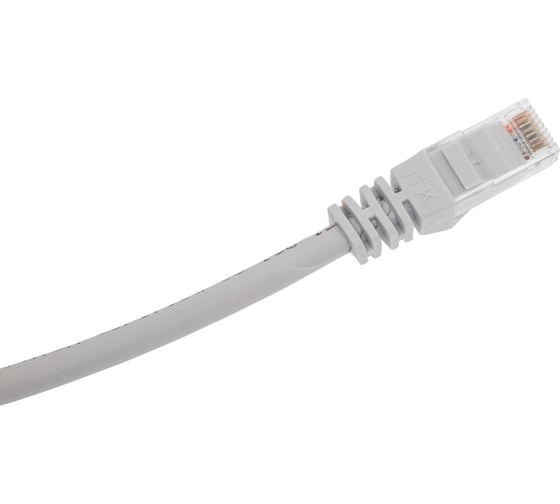 Патч-корд ITK категории 6 UTP LSZH 0.5 м серый PC01-C6UL-05M