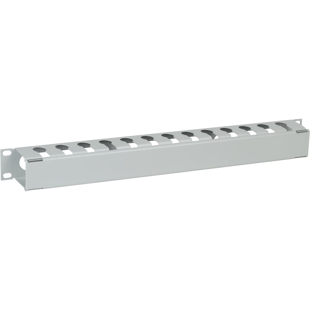 Кабельный органайзер ITK 19 дюймов 1U с крышкой серый CO35-1MCM ...