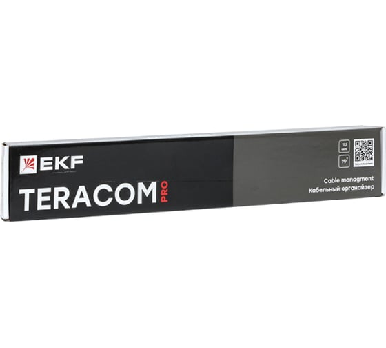Кабельный органайзер EKF TERACOM PRO 1U 5 колец серый TRP-1CO-5R-M-GR
