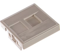 Вставка NETLAN 45x45мм, 1 порт, под модули Keystone, белая, 10 шт. EC-IMF-1-WT-10