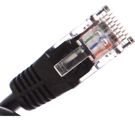 Шнур NETLAN U/UTP 4 пары, категория 5e, PVC, черный, 0,5м, 10шт. EC-PC4UD55B-BC-PVC-005-BK-10