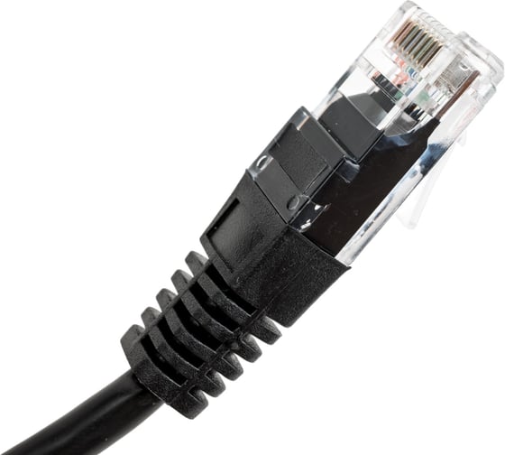 Шнур NETLAN U/UTP 4 пары, категория 5e, PVC, черный, 5м, 10 шт EC-PC4UD55B-BC-PVC-050-BK-10