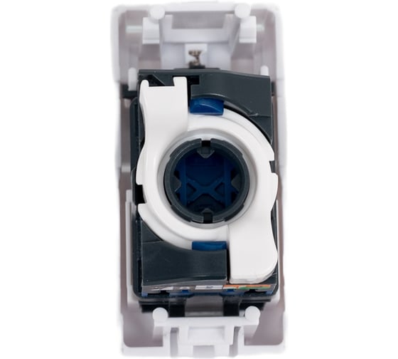 Keystone Cabeus Jack RJ-45(8P8C), 180 градусов, категория 6, безинструментный монтаж, вставка Mosaic (арт.076561) KJ-RJ45-Cat.6-180T-FP-L-22,5