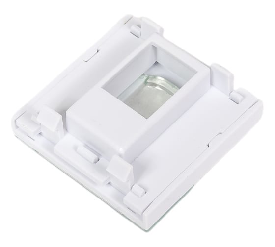 Вставка Cabeus 45x45 (Mosaic) для 1 модуля формата Keystone Jack (арт.078604) FP-L-45-1M