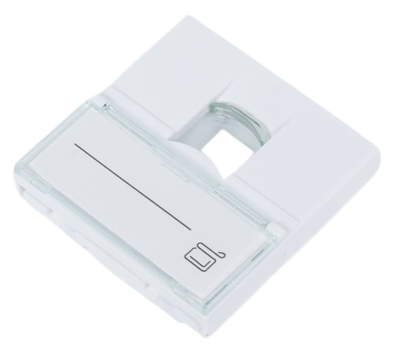 Вставка Cabeus 45x45 (Mosaic) для 1 модуля формата Keystone Jack (арт.078604) FP-L-45-1M
