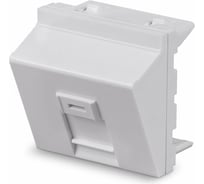 Вставка Cabeus 45x45 (Mosaic) для 1 модуля формата Keystone Jack, угловая FP-A-45-1M