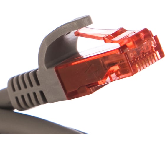 Шнур NIKOMAX U/UTP 4 пары, категория 6a, 2хRJ45/8P8C, серый, 2м NMC-PC4UA55B-ES-020-C-GY