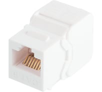 Модуль Keystone NIKOMAX категория 6, RJ45/8P8C, белый NMC-KJUE2-ET-WT