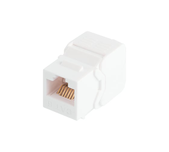 Модуль Keystone NIKOMAX категория 6, RJ45/8P8C, белый NMC-KJUE2-ET-WT 1