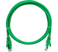 Шнур NIKOMAX U/UTP 4 пары, категория 6, 2хRJ45/8P8C, зеленый, 2м NMC-PC4UE55B-020-C-GN