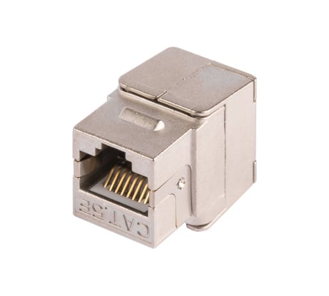 Модуль Keystone NIKOMAX категория 5е, RJ45/8P8C, металлик NMC-KJSD2-ET-MT