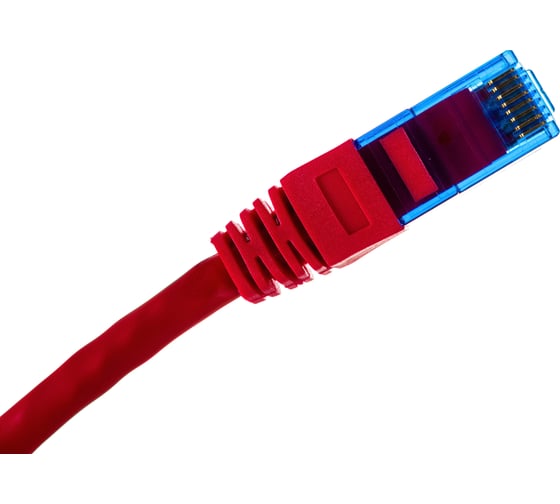 Шнур NIKOMAX U/UTP 4 пары, категория 6, 2хRJ45/8P8C, красный, 0,3м NMC-PC4UE55B-003-C-RD