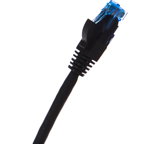 Шнур NIKOMAX U/UTP 4 пары, категория 6, 2хRJ45/8P8C, черный, 0,3м NMC-PC4UE55B-003-C-BK