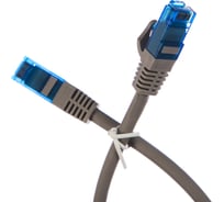 Шнур NIKOMAX U/UTP 4 пары, категория 6, 2хRJ45/8P8, серый, 0,3м NMC-PC4UE55B-ES-003-C-GY
