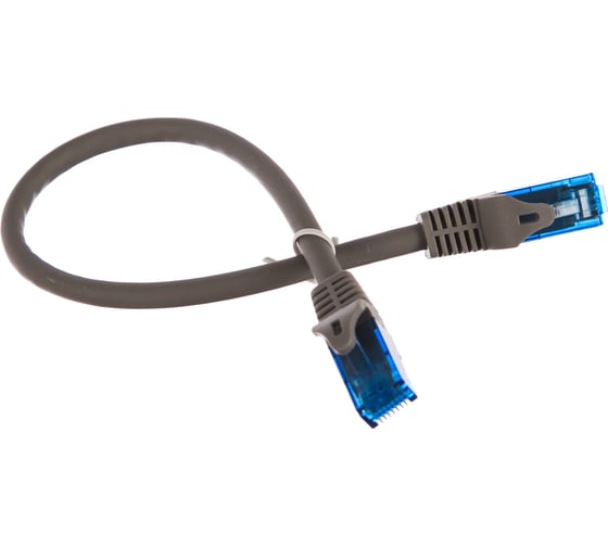 Шнур NIKOMAX U/UTP 4 пары, категория 6, 2хRJ45/8P8, серый, 0,3м NMC-PC4UE55B-ES-003-C-GY