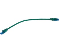 Шнур NIKOMAX U/UTP 4 пары, категория 6, 2хRJ45/8P8C, зеленый, 0,3м NMC-PC4UE55B-003-C-GN