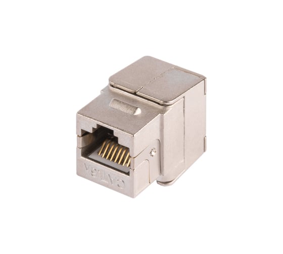 Модуль Keystone NIKOMAX категория 6a, RJ45/8P8C, металлик NMC-KJSA2-ET-MT