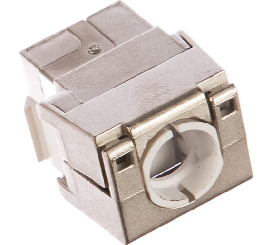 Модуль Keystone NIKOMAX категория 6a, RJ45/8P8C, металлик NMC-KJSA2-ET-MT
