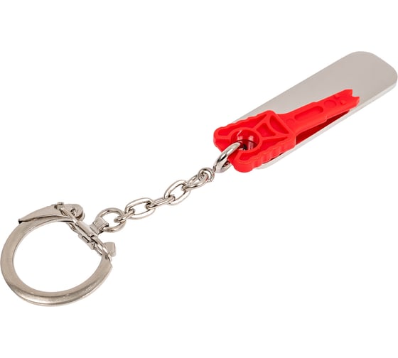 Ключ для коммутационных шнуров с замком NIKOMAX c брелком, красный NMC-RJ-KEY-KC-RD