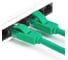 Литой LAN кабель для интернета GCR 1.0m, зеленый VIVLNIC05-1.0m 5