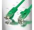 Литой LAN кабель для интернета GCR 1.0m, зеленый VIVLNIC05-1.0m 11