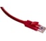 Быстрый LAN кабель для интернета GCR 0.3m, красный, литой VIVLNIC604-0.3m 4