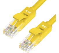 Литой LAN кабель для интернета GCR 2.0m, желтый VIVLNIC02-2.0m