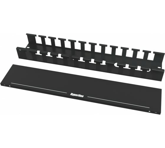 Металлический кабельный организатор Hyperline, CM-2U-ML-COV, с крышкой, 19", 2U 16490