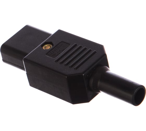 Разъем Hyperline, CON-IEC320C13, IEC 60320 C13, 220В, 10A, на кабель, плоские контакты внутри разъема, прямой, 47865 1