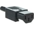 Разъем Hyperline, CON-IEC320C13, IEC 60320 C13, 220В, 10A, на кабель, плоские контакты внутри разъема, прямой, 47865 4