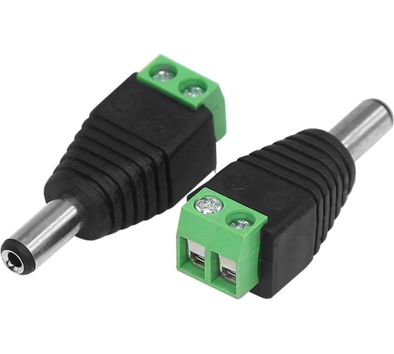 Разъем питания PROCONNECT DC штекер 2.1x5.5 мм, с клеммной колодкой 14-0314-4