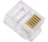 Телефонный коннектор VCOM RJ-12 6P6C 6 мест, 6 контактов , упаковка 100 шт. VTE7717-1/100 1