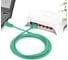 Быстрый LAN кабель для интернета GCR 3.0m, зеленый VIVLNIC605-3.0m 2