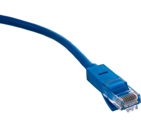 Литой LAN кабель для интернета GCR 0.5m, синий VIVLNIC01-0.5m