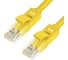 Литой LAN кабель для интернета GCR 0.5m, желтый VIVLNIC02-0.5m 1