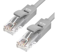 Литой LAN кабель для интернета GCR 3.0m, серый VIVLNIC03-3.0m