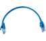 Литой LAN кабель для интернета GCR 0.3m, синий VIVLNIC01-0.3m 5