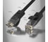 Литой LAN кабель для интернета GCR 0.5m, черный VIVLNIC06-0.5m 7