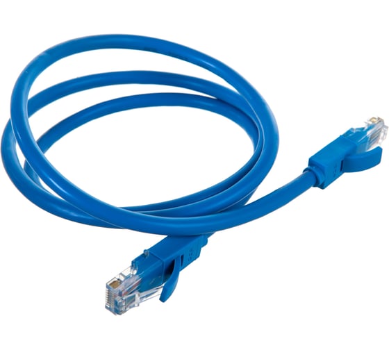 Быстрый LAN кабель для интернета GCR 1.0m, синий LNC601-1.0m