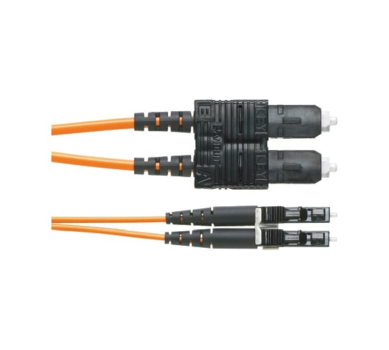Патч-корд PANDUIT F92ELLNSNSNM002 Волоконно-оптический LC-SC, одномодовый 9/125 OS1/OS2, duplex, 1.6 мм, LSZH, 2 м 253487