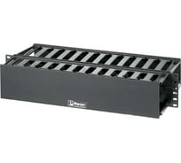 Кабельный организатор PANDUIT WMP1E двухстороний горизонтальный с крышками, 19, 2U, 89 x 483 x 226 мм 31873