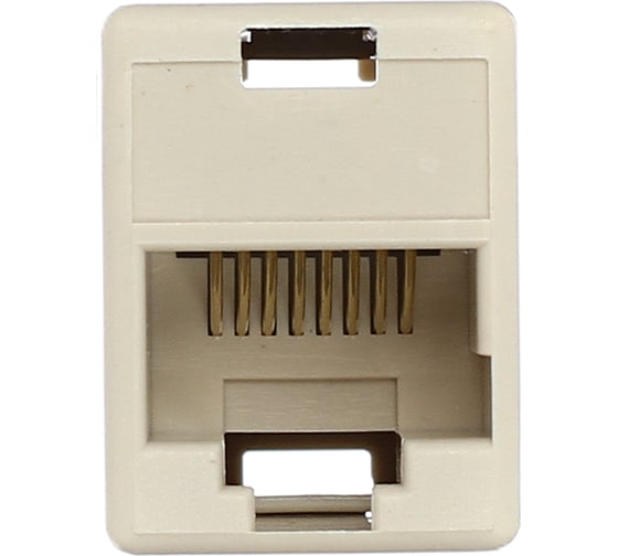 Проходной адаптер AOpen/Qust RJ-45, кат 5e 8P8C,2 розетки RJ-45, Aopen,10 шт в уп ACT251 ACT251-1/10